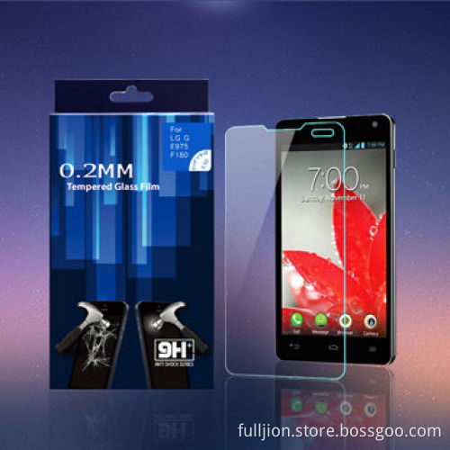 Tempered-glass Screen Protector, Crystal Clear, HD Clear, for LG G F180